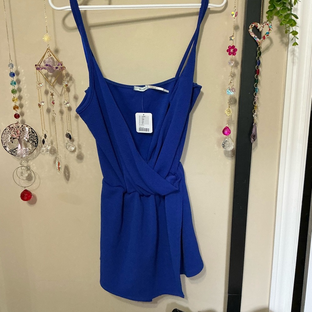 Urban Outfitters Royal Blue Mini romper